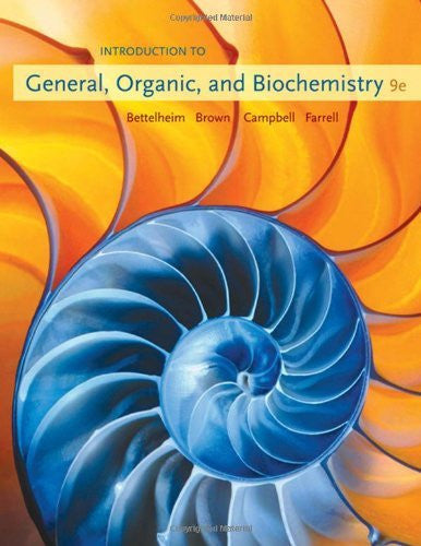 Introduction To Organic And Biochemistry by Frederick A Bettelheim