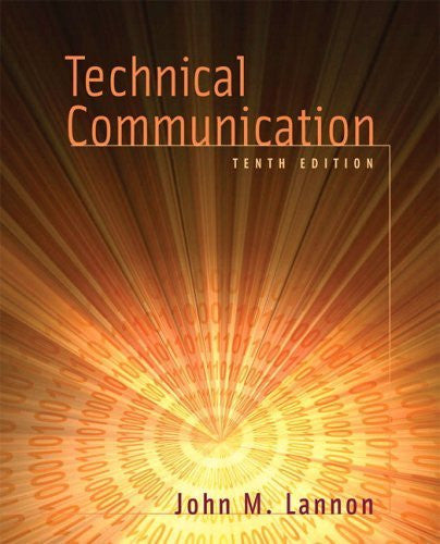 Technical Communication by John M Lannon