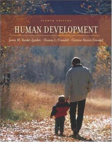 Human Development by James Vander Zanden / Crandell