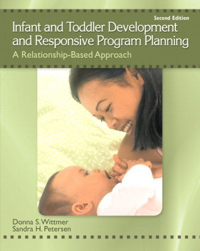 Infant And Toddler Development And Responsive Program Planning Wittmer
