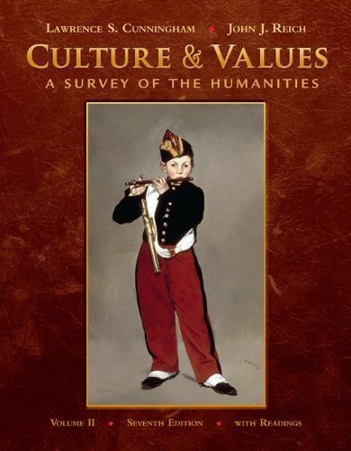 Culture And Values Volume 2 by Lawrence S Cunningham