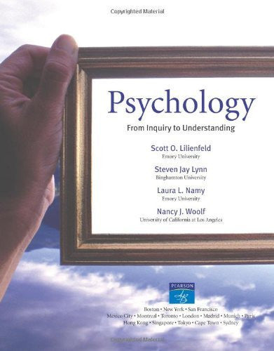 Psychology From Inquiry To Understanding by Scott O Lilienfeld