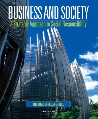 Business And Society by Debbie Thorne McAlister