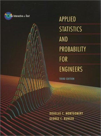 Applied Statistics And Probability For Engineers by Montgomery