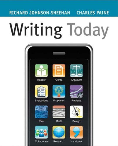 Writing Today by Richard Johnson-Sheehan