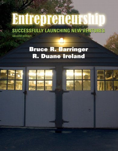 Entrepreneurship by Bruce Barringer