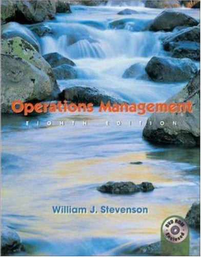 Operations Management by William J Stevenson