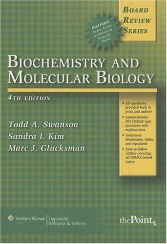 Biochemistry Molecular Biology and Genetics by Lieberman