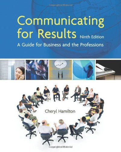 Communicating For Results by Cheryl Hamilton