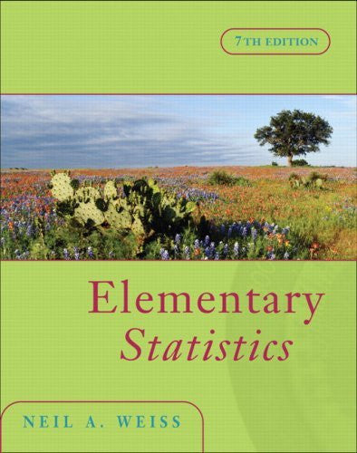 Elementary Statistics by Neil A Weiss