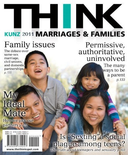Think Marriages And Families by Jenifer Kunz