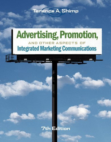 Advertising Promotion And Other Aspects Of Integrated Marketing