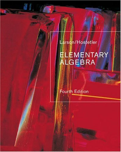 Elementary Algebra by Ron Larson