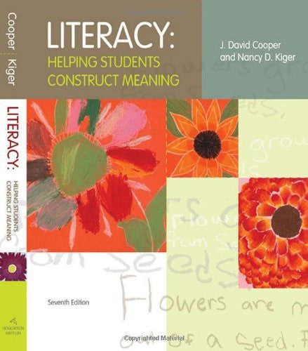 Literacy Helping Children Construct Meaning by J David Cooper