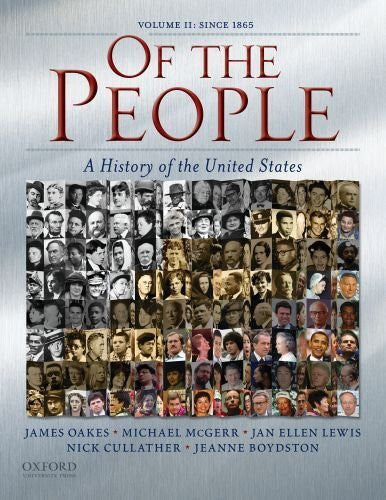 Of The People Volume 2 by James Oakes