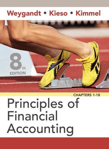 Principles of Financial Accounting Chapters 1-18 by Jerry J Weygandt