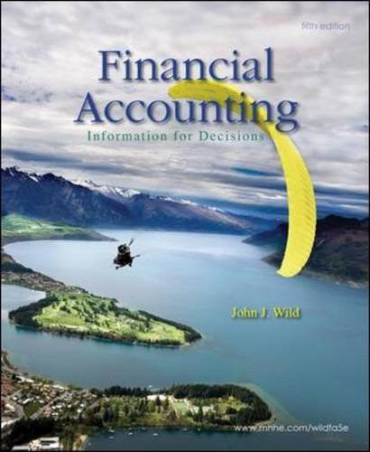 Financial Accounting Information For Decisions by John Wild