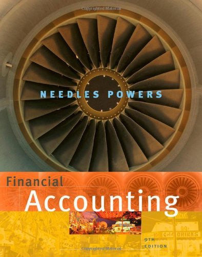 Principles of Financial Accounting by Belverd E Needles