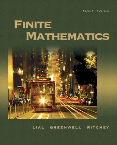 Finite Mathematics by Margaret L Lial