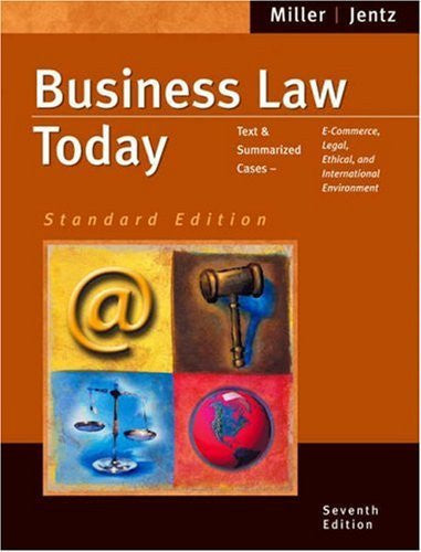 Business Law Today by Roger LeRoy Miller