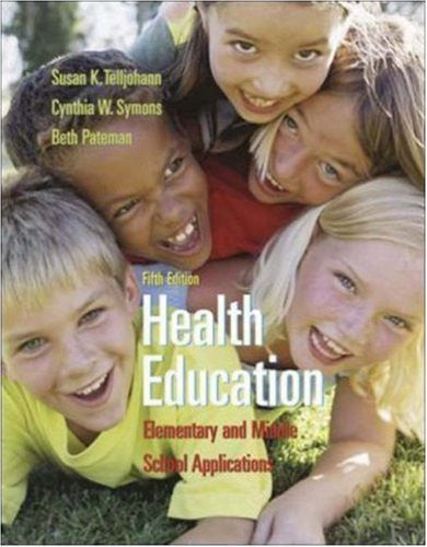 Health Education by Susan Telljohann