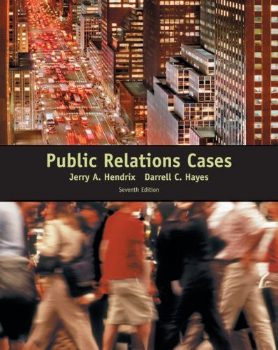 Public Relations Cases by Jerry A Hendrix