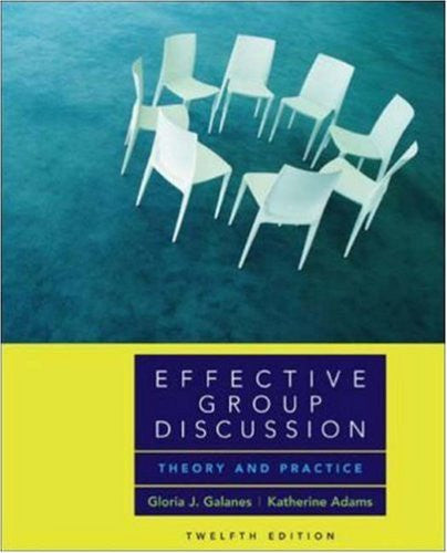 Effective Group Discussion by Gloria Galanes