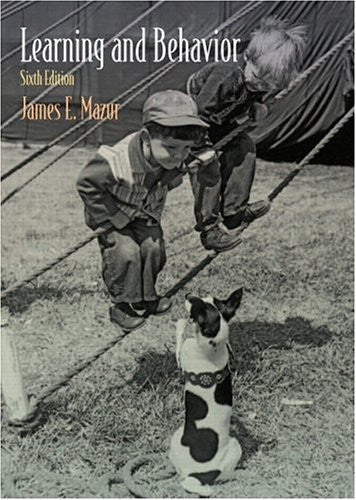 Learning And Behavior by James E Mazur