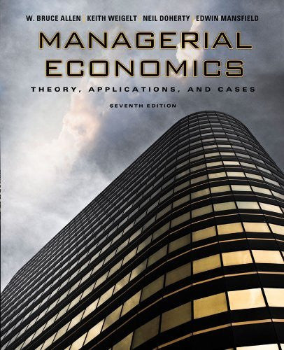 Managerial Economics by W Bruce Allen