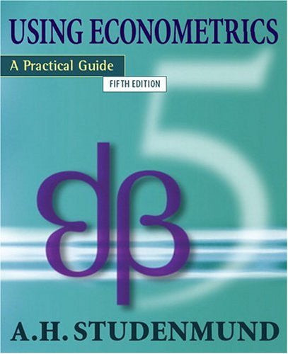 Using Econometrics by AH Studenmund