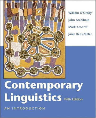 Contemporary Linguistics by William O'Grady