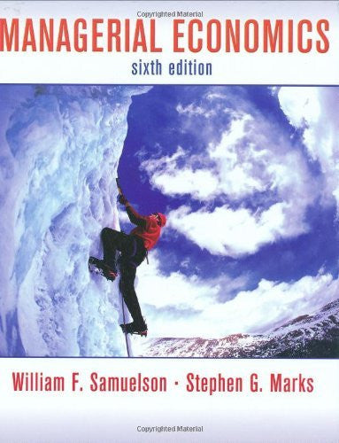 Managerial Economics by William F Samuelson