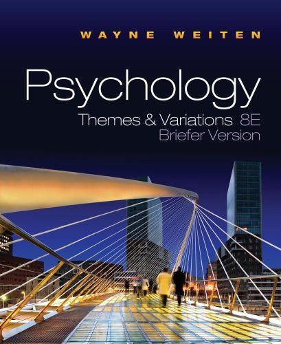 Psychology Briefer Version by Wayne Weiten
