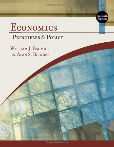Economics Principles And Policy by William J Baumol