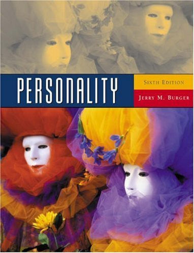 Personality by Jerry M Burger