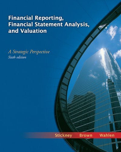 Financial Reporting Financial Statement Analysis And Valuation by