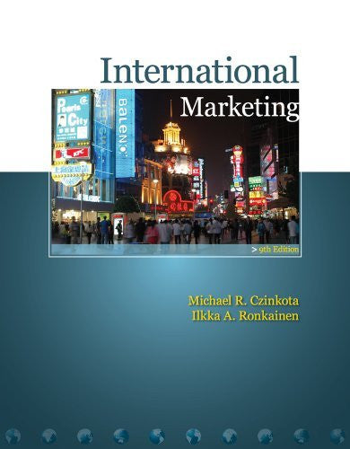 International Marketing by Michael R Czinkota