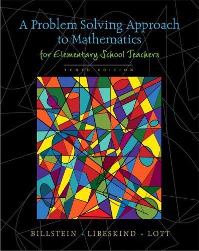 Problem Solving Approach To Mathematics For Elementary School