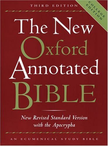 New Oxford Annotated Bible With Apocrypha by Michael D Coogan