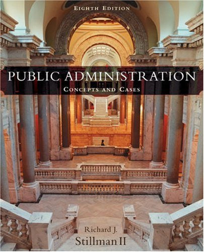 Public Administration by Richard Stillman