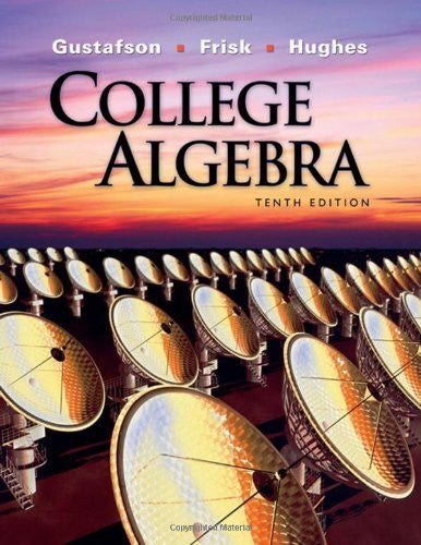 College Algebra by R David Gustafson
