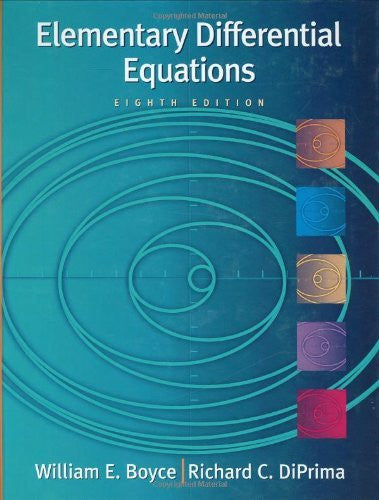 Elementary Differential Equations by William E Boyce