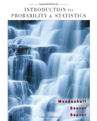 Introduction To Probability And Statistics by William Mendenhall