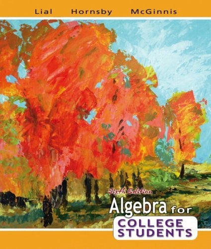 Algebra For College Students by Margaret L Lial