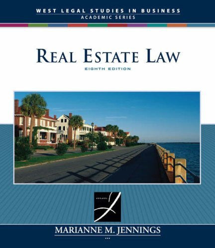 Real Estate Law by Marianne M Jennings