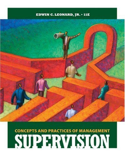 Supervision by Edwin C Leonard