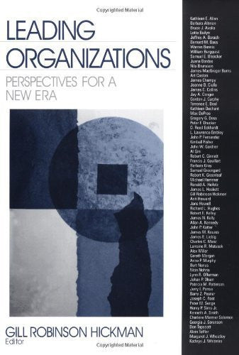 Leading Organizations by Gill R (Robinson) Hickman