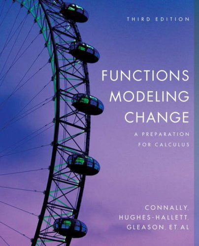 Functions Modeling Change by Eric Connally