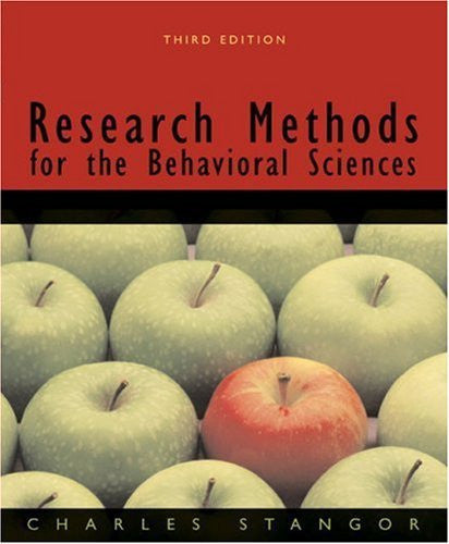 Research Methods For The Behavioral Sciences by Stangor