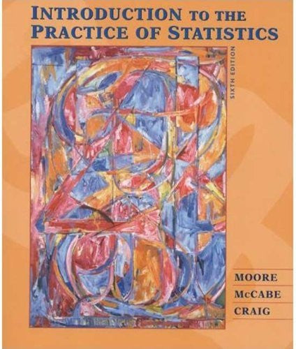 Introduction To The Practice of Statistics by David S Moore